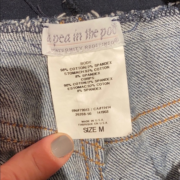 7 for all mankind maternity bootcut jeans - Picture 5 of 6